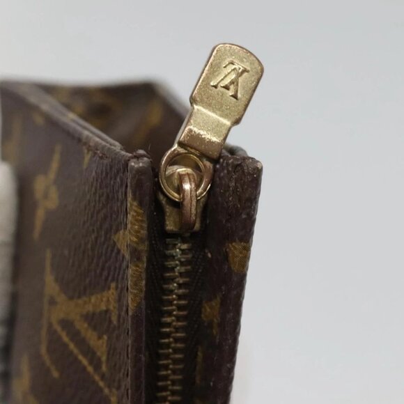 LOUIS VUITTON Monogram Poche Toilette 15 Pouch M47546 LV Auth 114315 - Picture 12 of 15